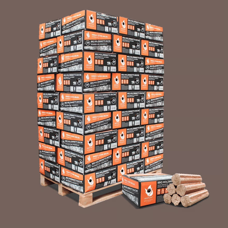 Briquettes BBQ en bois de hêtre 54 x 18 kg
