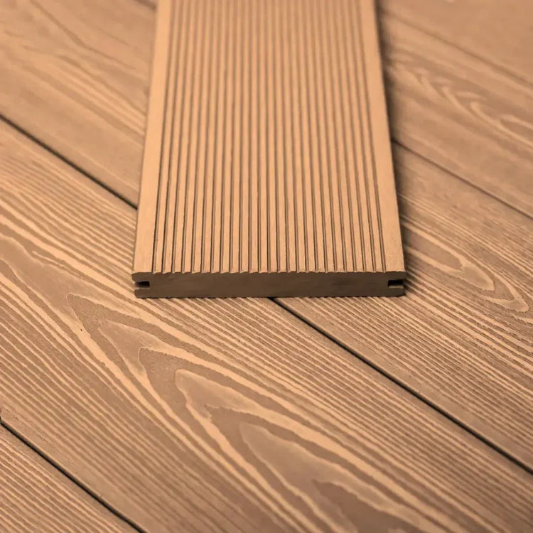 Lame de terrasse composite WPC massive PREMIUM - Gris basalte